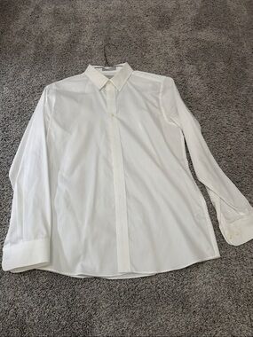 Nordstrom White Button-Down Dress Shirt for Kids